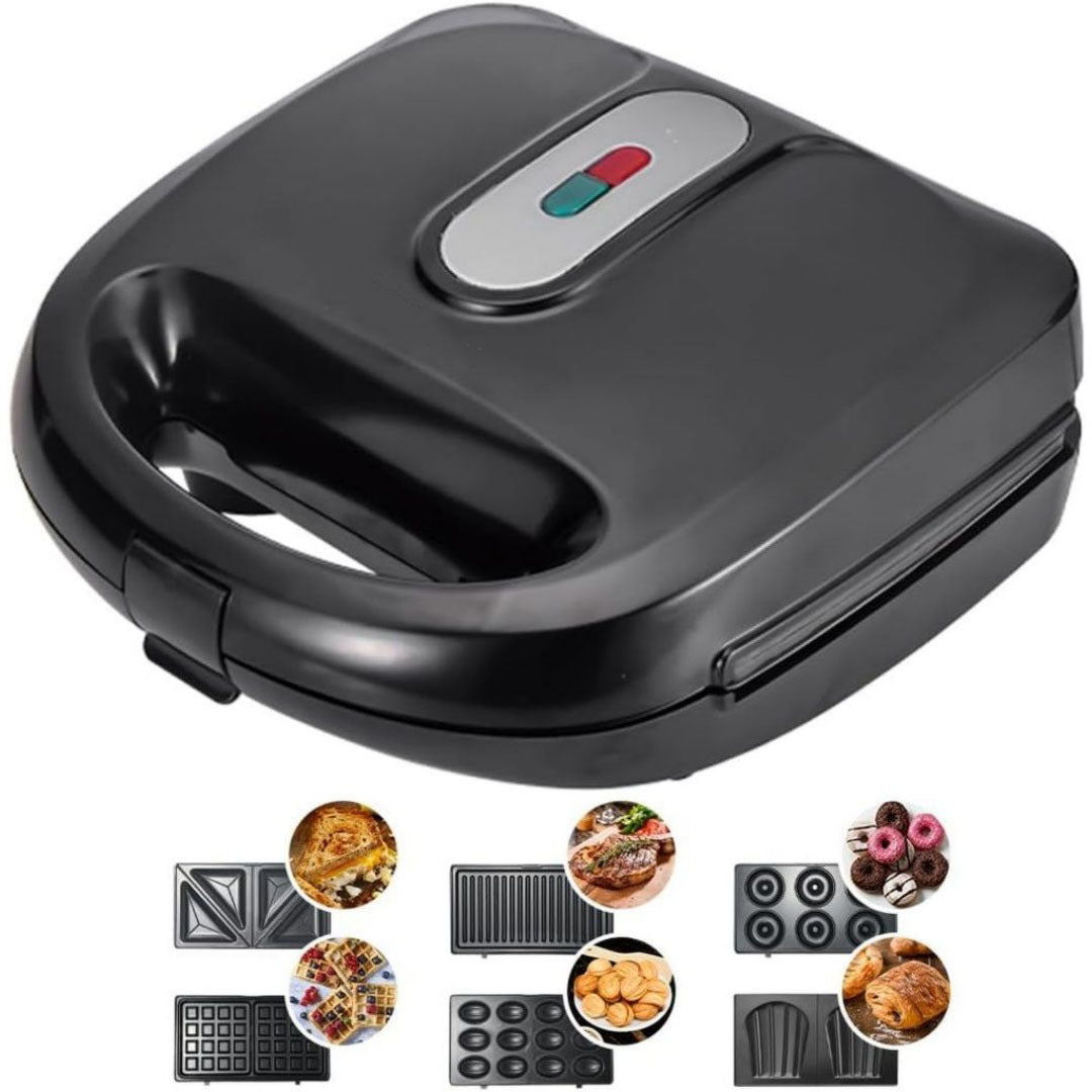 Appareil a sandwich et presse a panini en plastique alimentaire 0.8 l 1500 w blanc