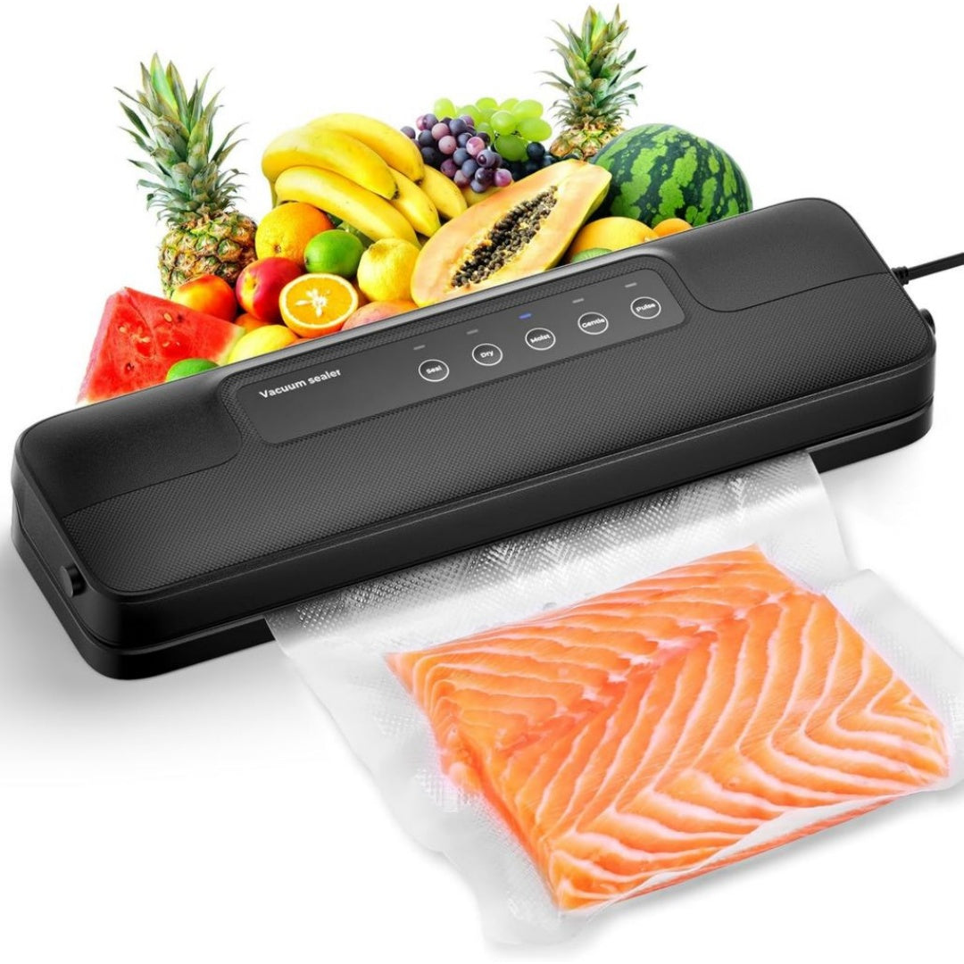 Appareil de mise sous vide pour tous les usages en aluminium 1200 w 1.5 l noir
