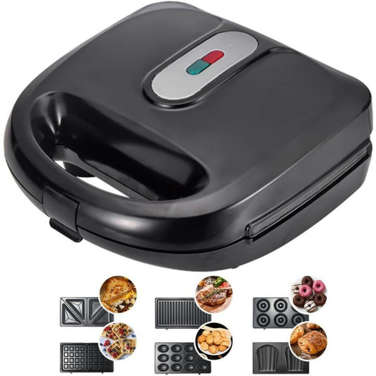 Appareil a sandwich et presse a panini en plastique alimentaire 0.8 l 1500 w blanc