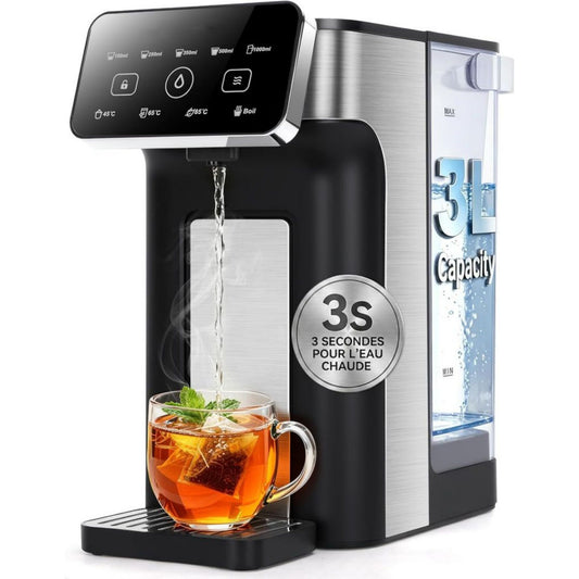 Distributeur d'eau chaude 1 l en acier inoxydable pour cuisine