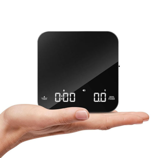 Balance de cuisine pour usage en acier inoxydable noir