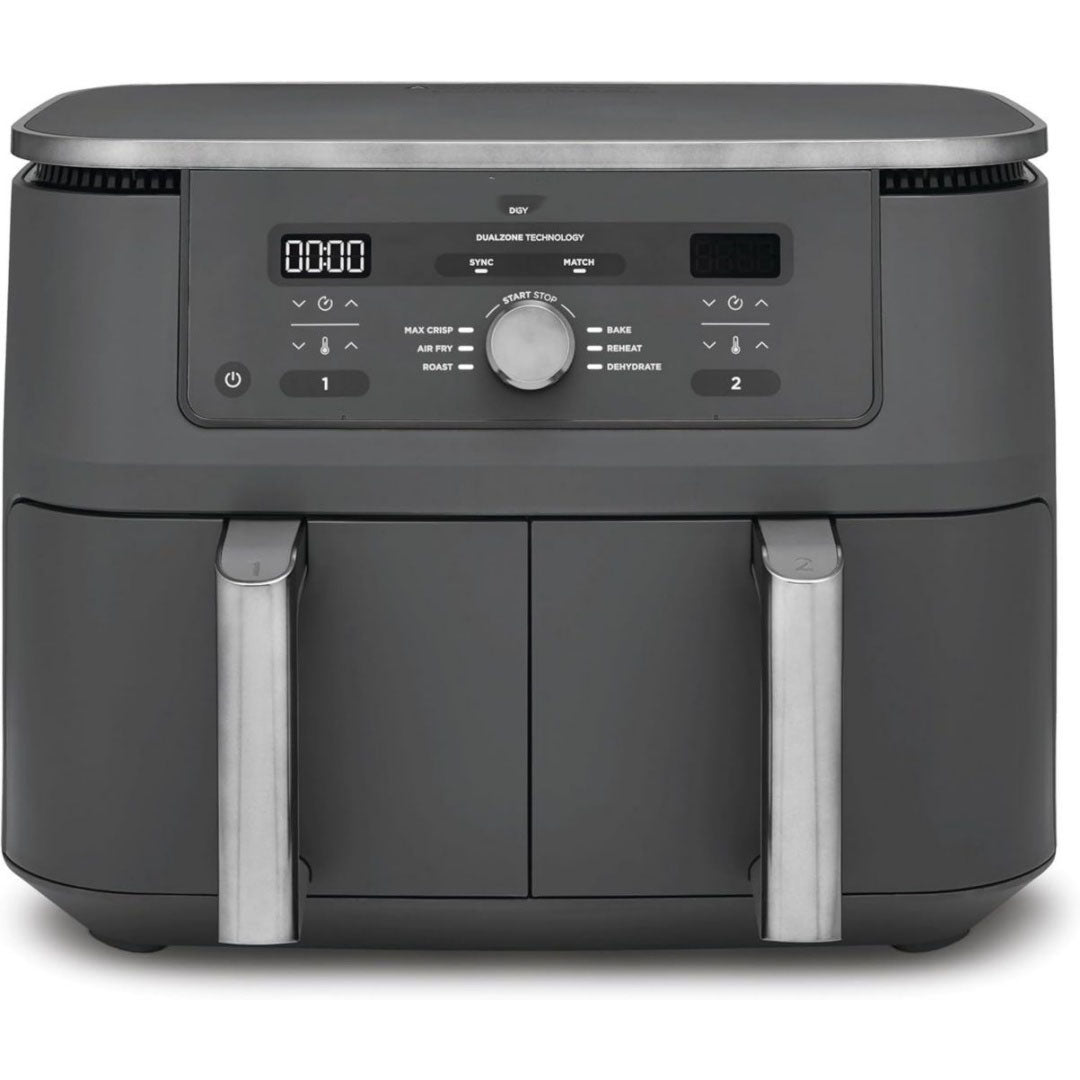 Friteuse a air en bambou 1800 w 2 l gris