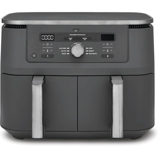 Friteuse a air en bambou 1800 w 2 l gris