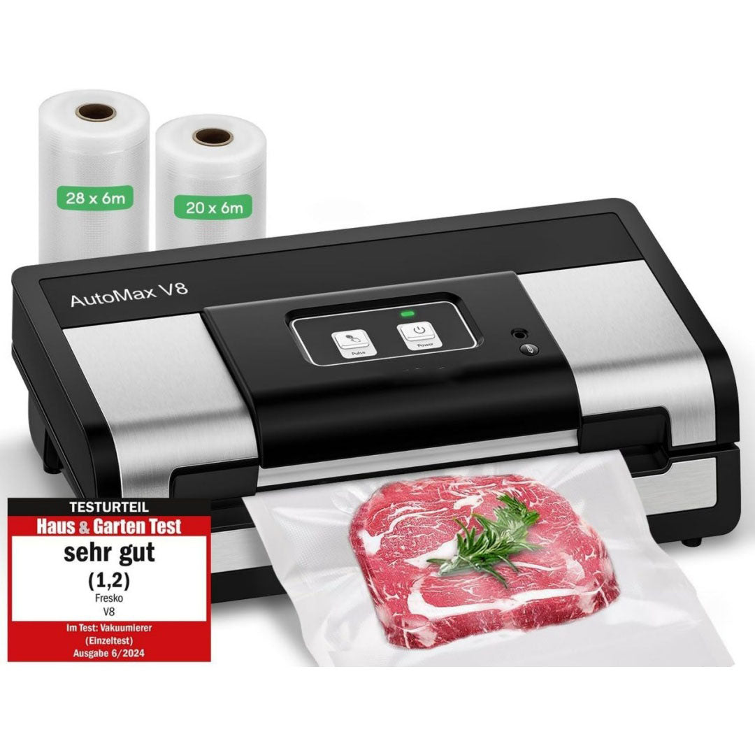 Appareil de mise sous vide en ceramique 2000 w 4.5 l noir