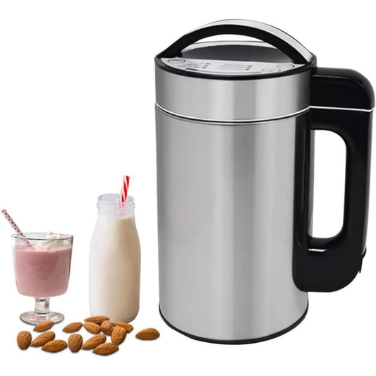 Blender chauffant et machine a soupe en aluminium 5 l 1200 w blanc