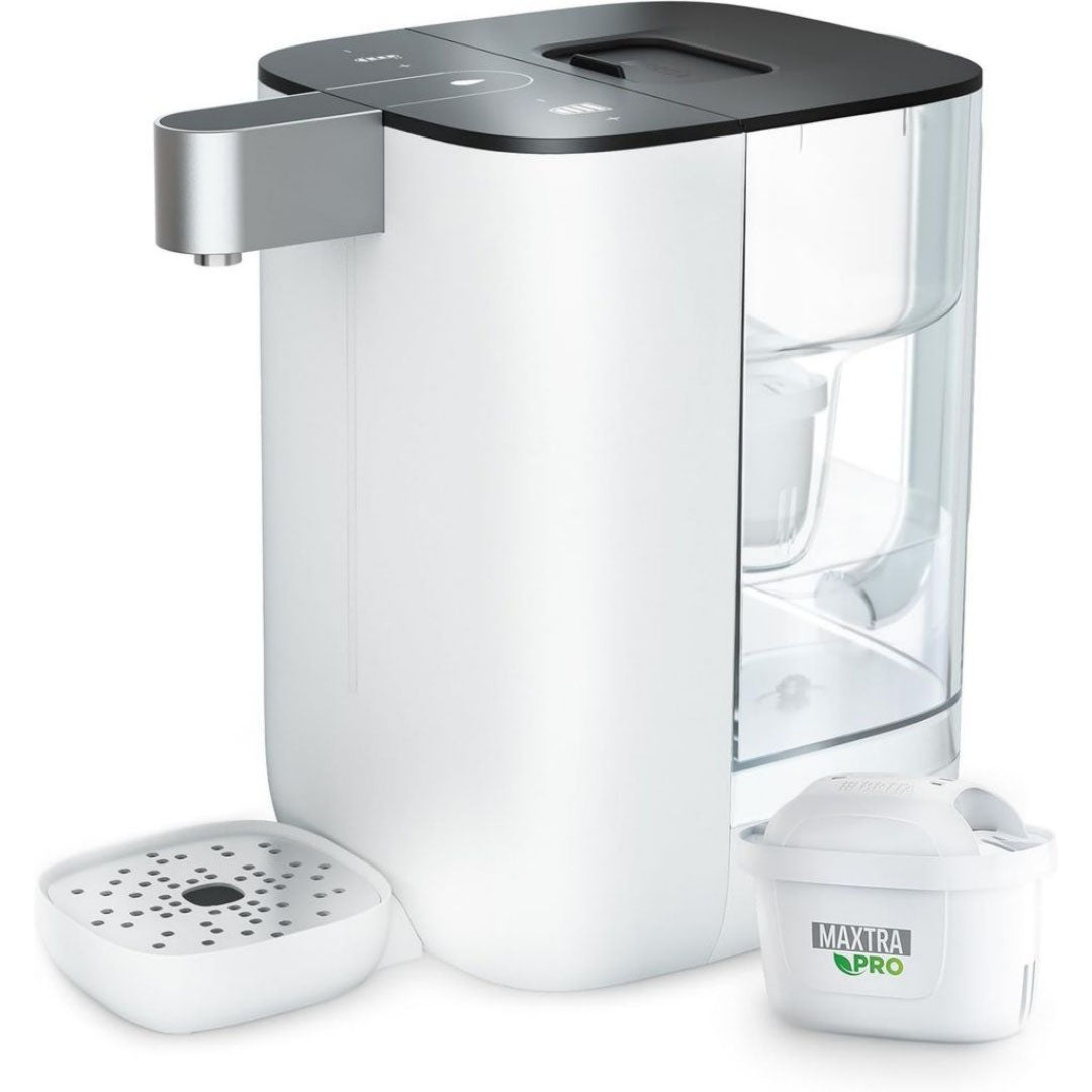 Distributeur d'eau chaude en acier inoxydable 2 l 1800 w blanc