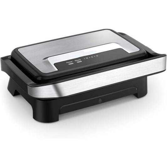 Grill electrique en verre trempe 3 l pour camping